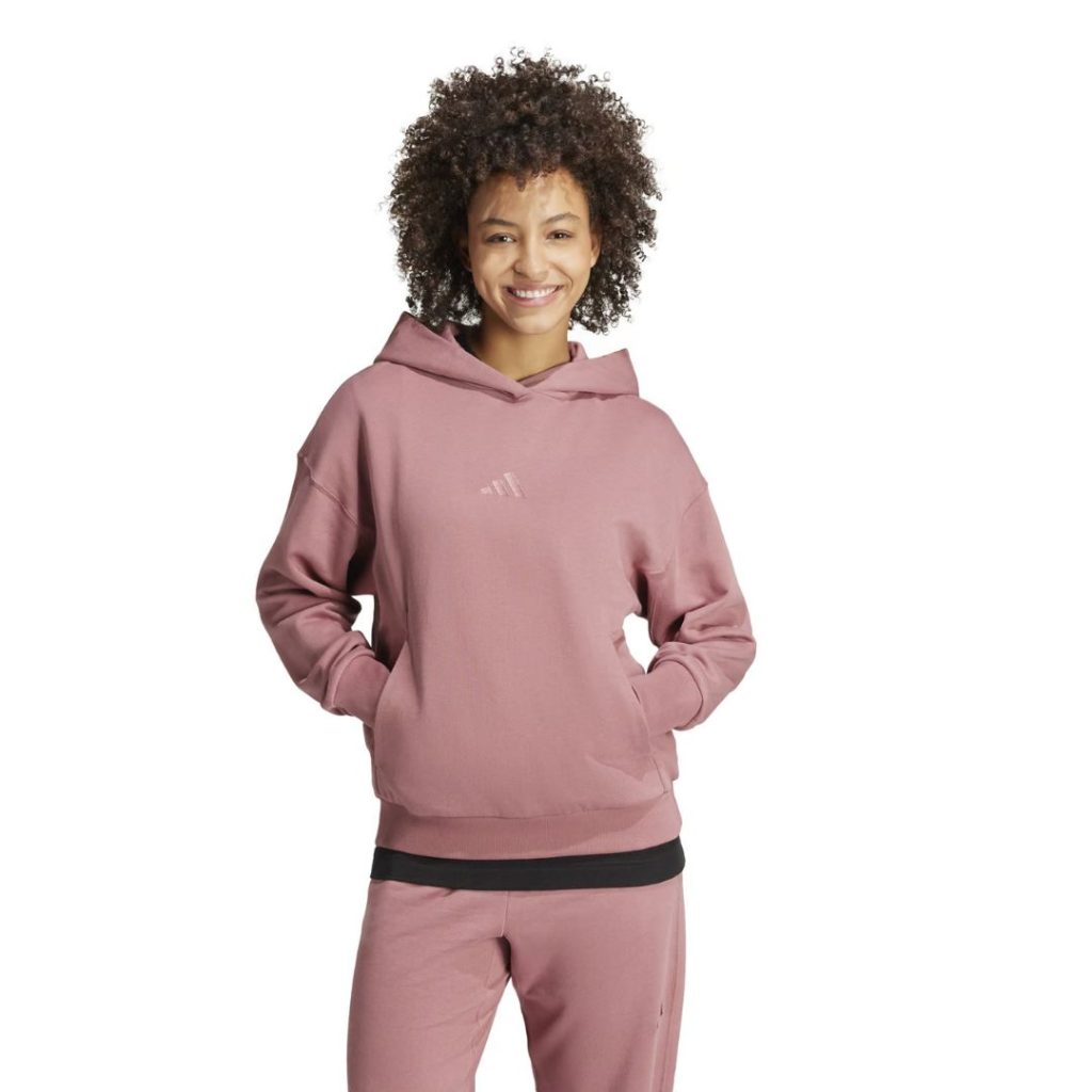 Poleron deportivo Mujer con gorro Adidas